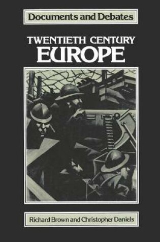 Cover of Twentieth-Century Europe