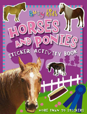 Book cover for Horse and Pony Sticker Activity Book