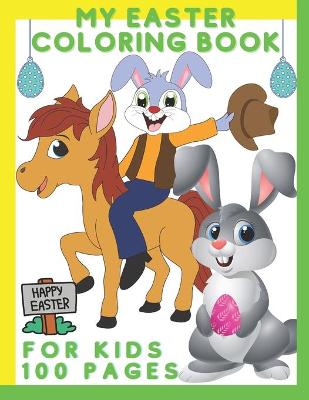 Book cover for Easter Coloring Books for Kids