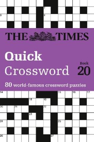 Cover of The Times Quick Crossword Book 20