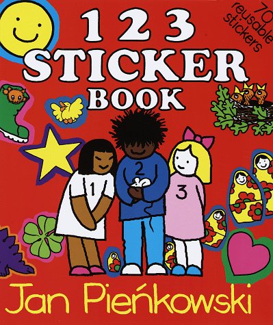 Book cover for Pienkowski 123 Sticker Book