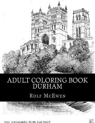 Book cover for Adult Coloring Book - Durham