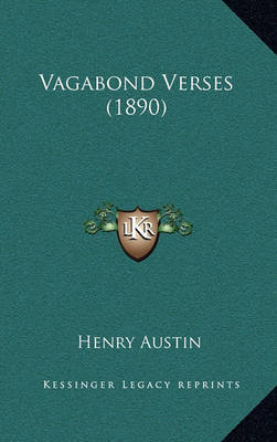 Book cover for Vagabond Verses (1890)