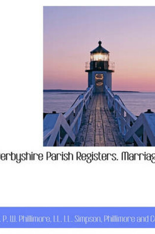 Cover of Derbyshire Parish Registers. Marriage