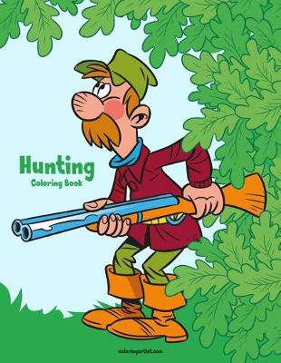 Book cover for Hunting Coloring Book 1