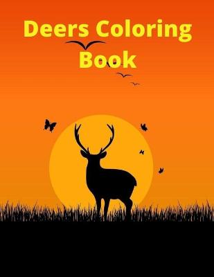 Book cover for Deers Coloring Book