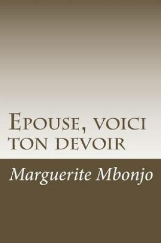 Cover of Epouse, voici ton devoir