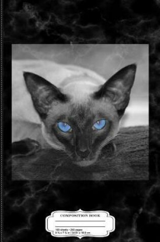 Cover of Siamese Cat Photo Art Composition Notebook