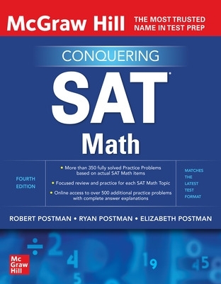 Book cover for McGraw Hill Conquering SAT Math, Fourth Edition