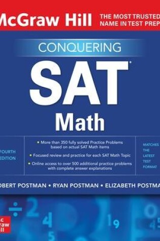 Cover of McGraw Hill Conquering SAT Math, Fourth Edition