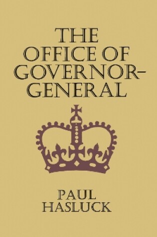 Cover of The Office of the Governor-General