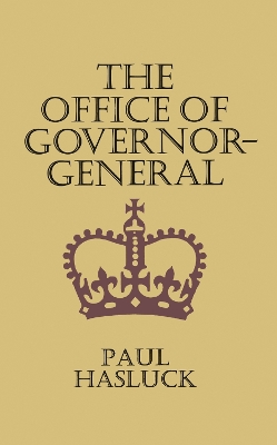 Book cover for The Office of the Governor-General