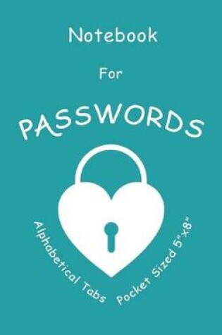 Cover of Notebook For Passwords