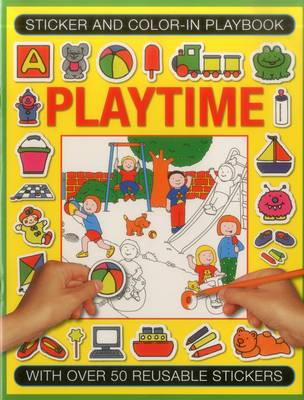 Book cover for Sticker and Color-in Playbook: Playtime