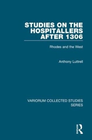 Cover of Studies on the Hospitallers after 1306