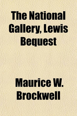 Book cover for The National Gallery, Lewis Bequest