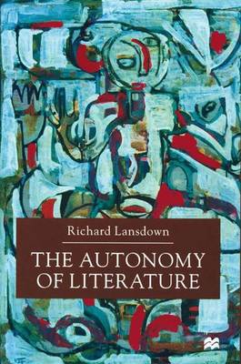 Book cover for The Autonomy of Literature