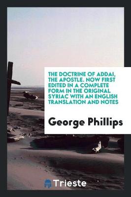 Book cover for The Doctrine of Addai, the Apostle