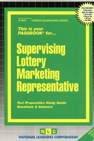 Cover of Supervising Lottery Marketing Representative