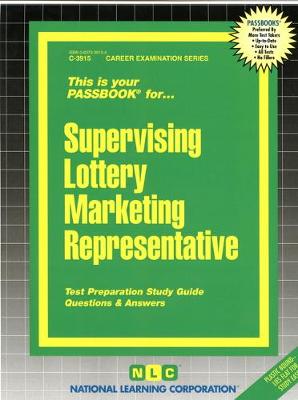 Book cover for Supervising Lottery Marketing Representative