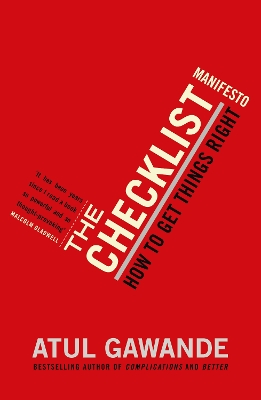 Book cover for The Checklist Manifesto