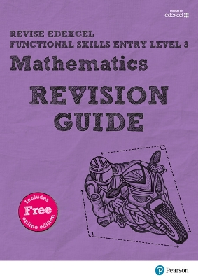 Book cover for Revise Edexcel Functional Skills Mathematics Entry Level 3 Revision Guide Print