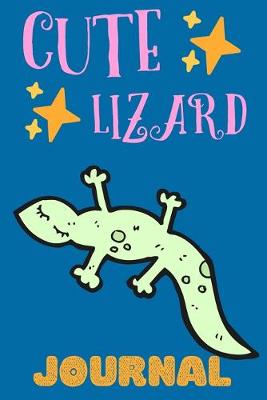Book cover for Cute Lizard Journal
