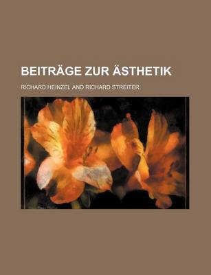 Book cover for Beitrage Zur Asthetik (3-4)