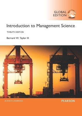 Book cover for Introduction to Management Science, Global Edition