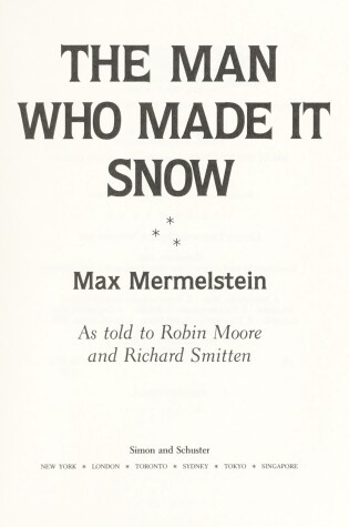 Cover of The Man Who Made it Snow