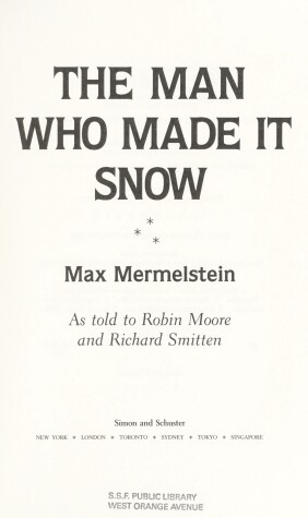 Book cover for The Man Who Made it Snow