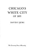 Book cover for Chicago's White City of 1893