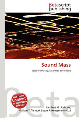 Book cover for Sound Mass