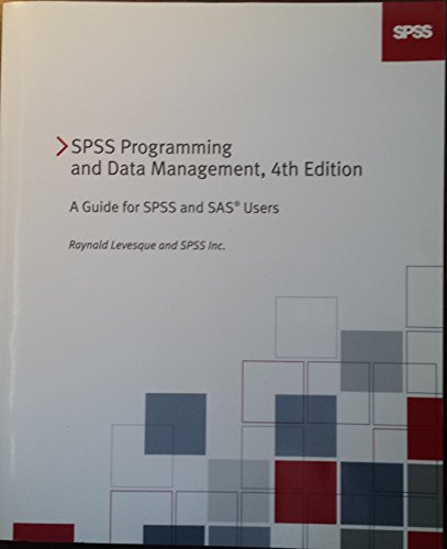 Book cover for SPSS Programming and Data Management