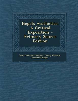 Book cover for Hegels Aesthetics