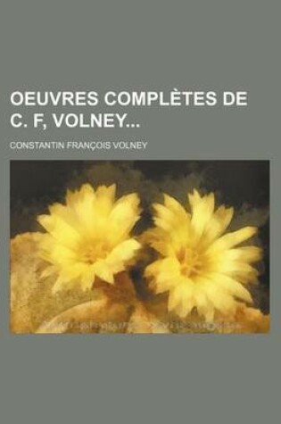 Cover of Oeuvres Completes de C. F, Volney (6)