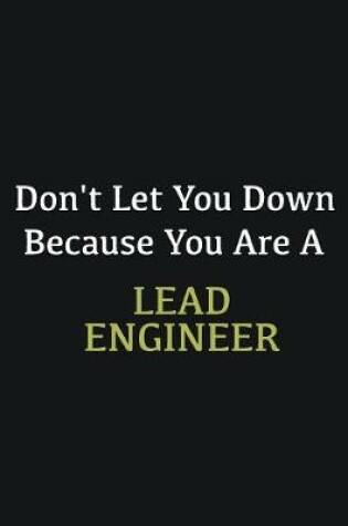 Cover of Don't let you down because you are a Lead Engineer