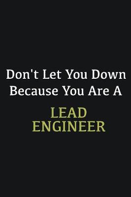 Book cover for Don't let you down because you are a Lead Engineer