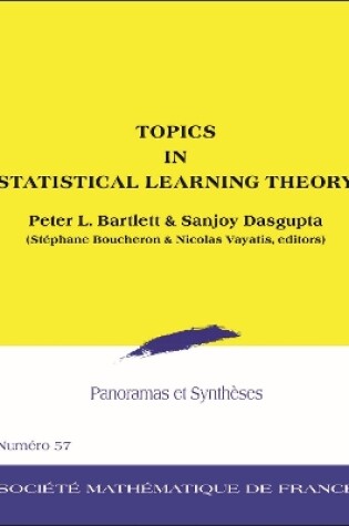 Cover of Topics in Statistical Learning Theory
