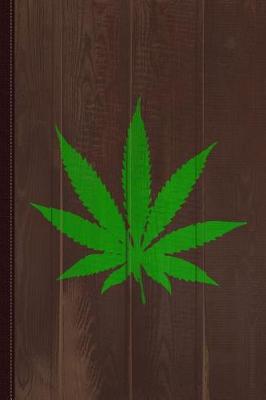 Book cover for Cannabis Leaf Journal Notebook