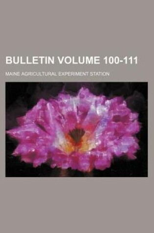 Cover of Bulletin Volume 100-111