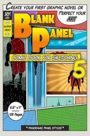 Cover of Blank Panel Comic Book for Sketching 5