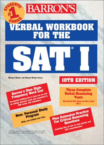 Book cover for Verbal Workbook for the SAT 1