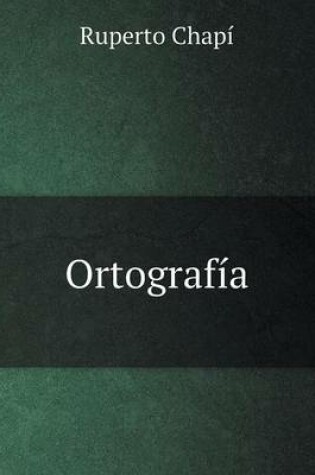 Cover of Ortografía