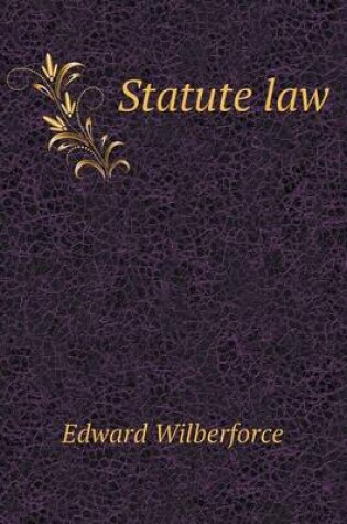 Cover of Statute law