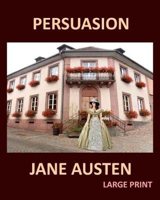 Book cover for PERSUASION JANE AUSTEN Large Print