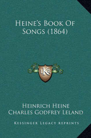 Cover of Heine's Book of Songs (1864)