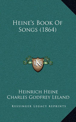 Book cover for Heine's Book of Songs (1864)