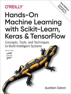 Book cover for Hands-On Machine Learning with Scikit-Learn, Keras, and Tensorflow