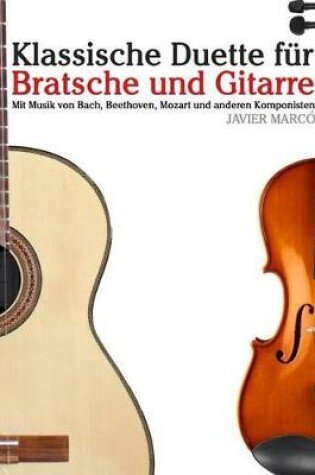 Cover of Klassische Duette F r Bratsche Und Gitarre